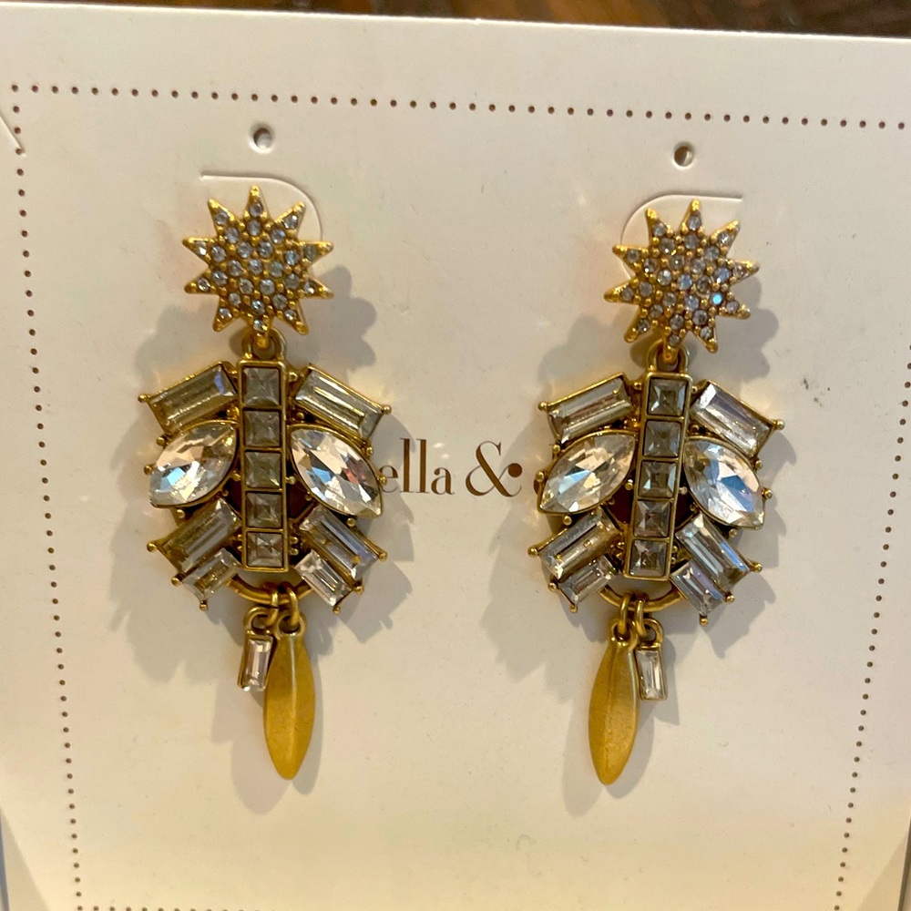 Stella & Dot Earrings. Never Worn